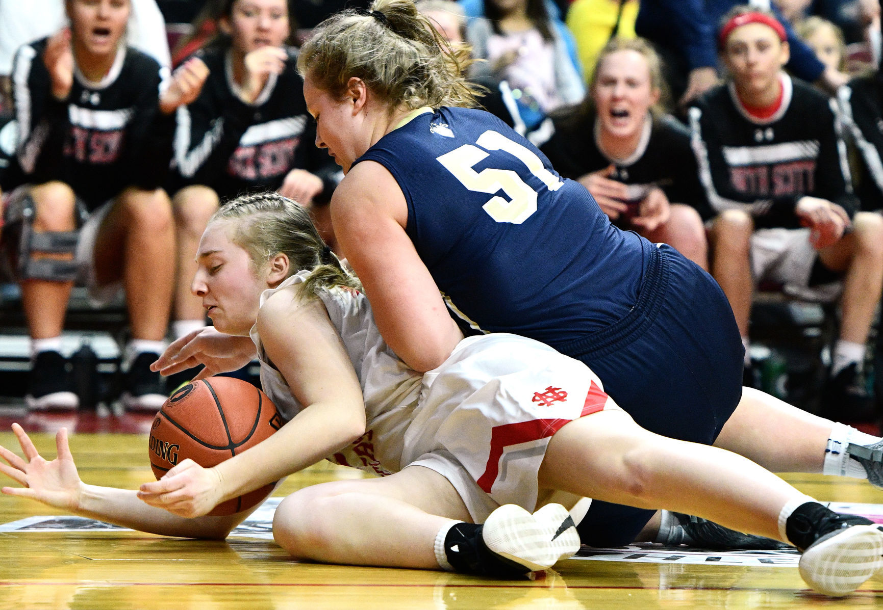 North Scott vs Heelan girls state basketball